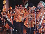 Orquestra do Maestro Tranka no Baile do Hawaí (Morro da Urca, Rio de Janeiro) no carnaval de 2004